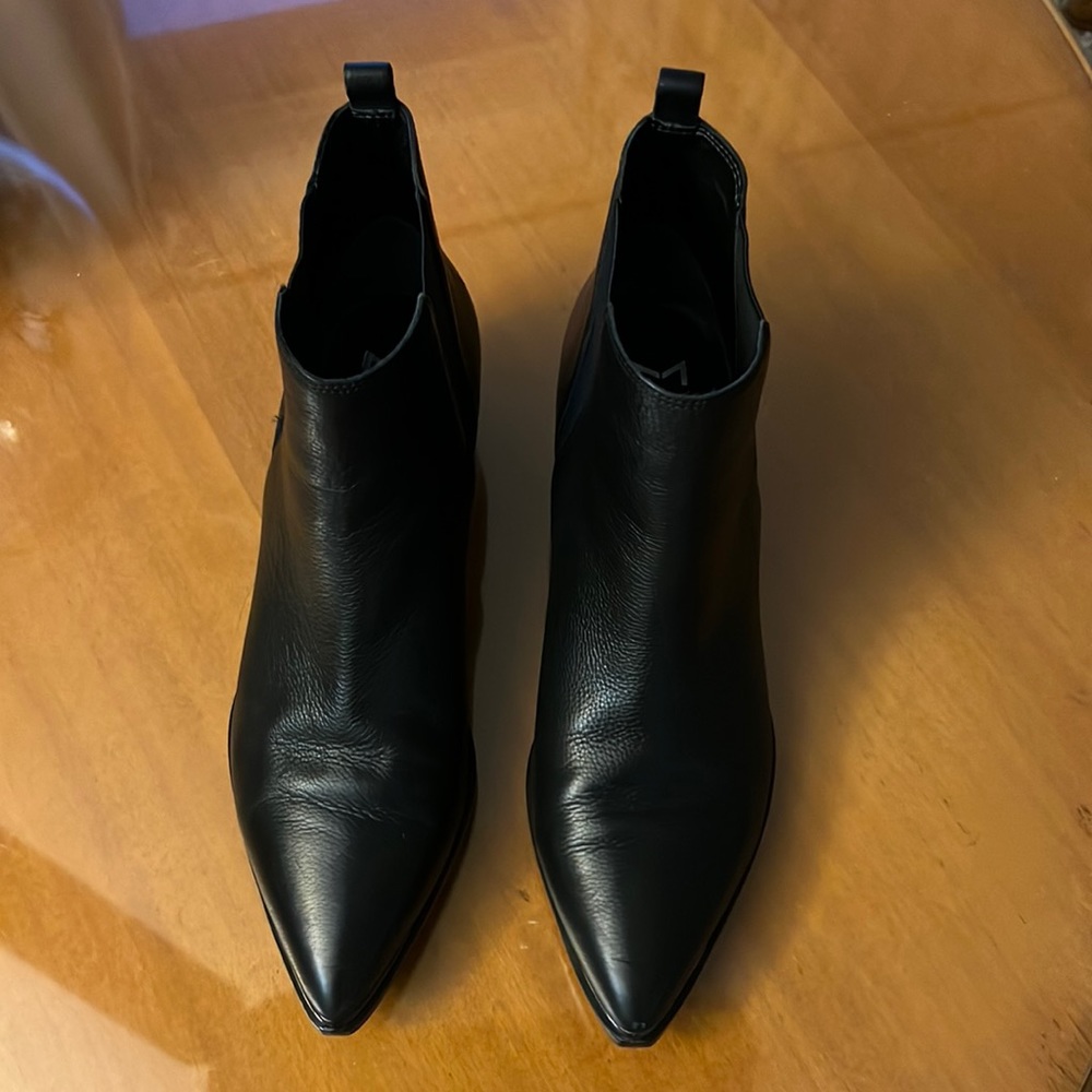 Black Marc Fisher Yale Pointed Toe Chelsie Bootie Size 7